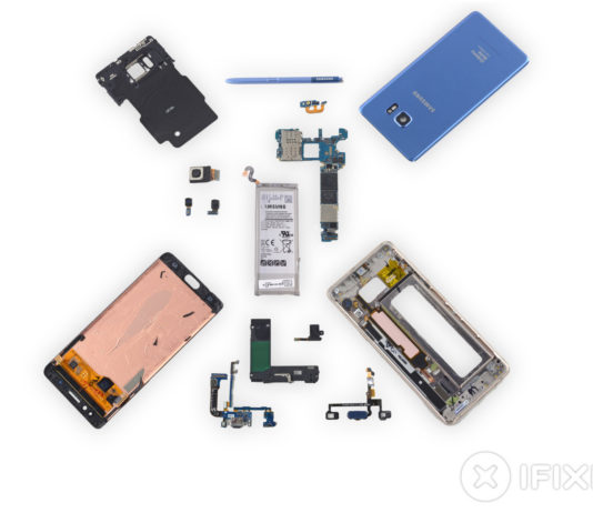 iFixit ตอบข้อข้องใจ Note FE ต่างจาก Note 7 แค่ “แบตเตอรี่” เท่านั้น