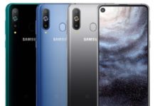 เปิดตัวแล้ว Samsung Galaxy A8s มือถือ Infinity-O หน้าจอมีรูรุ่นแรก Samsung Galaxy A8s