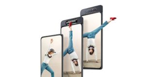 อย่างล้ำ ! Samsung Galaxy A80 กล้องป๊อปอัพแบบพลิกได้ เป็นได้ทั้งกล้องหน้า-หลัง Samsung Galaxy A80