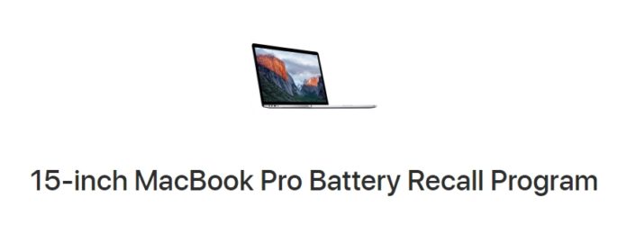 15-inch MacBook Pro Battery Recall Program