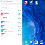 app icon badges honor 9x