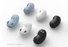 หลุดภาพหูฟังทรงถั่ว Samsung Galaxy Buds ออกแบบแนวใหม่ หูฟังดีไซน์เมล็ดถั่ว