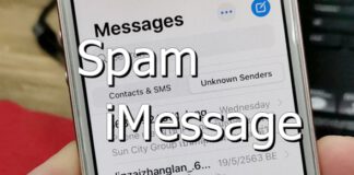 วิธีบล็อกผู้ส่ง และหยุดข้อความสแปม iMessage spam imessage
