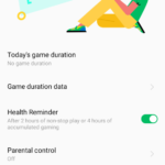 Game Addiction Mode Infinix Hot 10