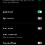 dark mode