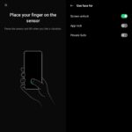 face unlock fingerprint unlock oppo reno5