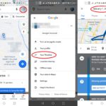 google maps timeline