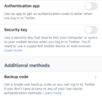 twitter two-factor-authentication