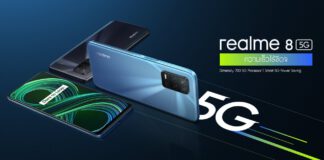 เปิดตัว realme 8 5G หน้าจอ 90Hz ชิป Dimensity 700 ราคาหมื่นนึงมีทอน realme 8 5G