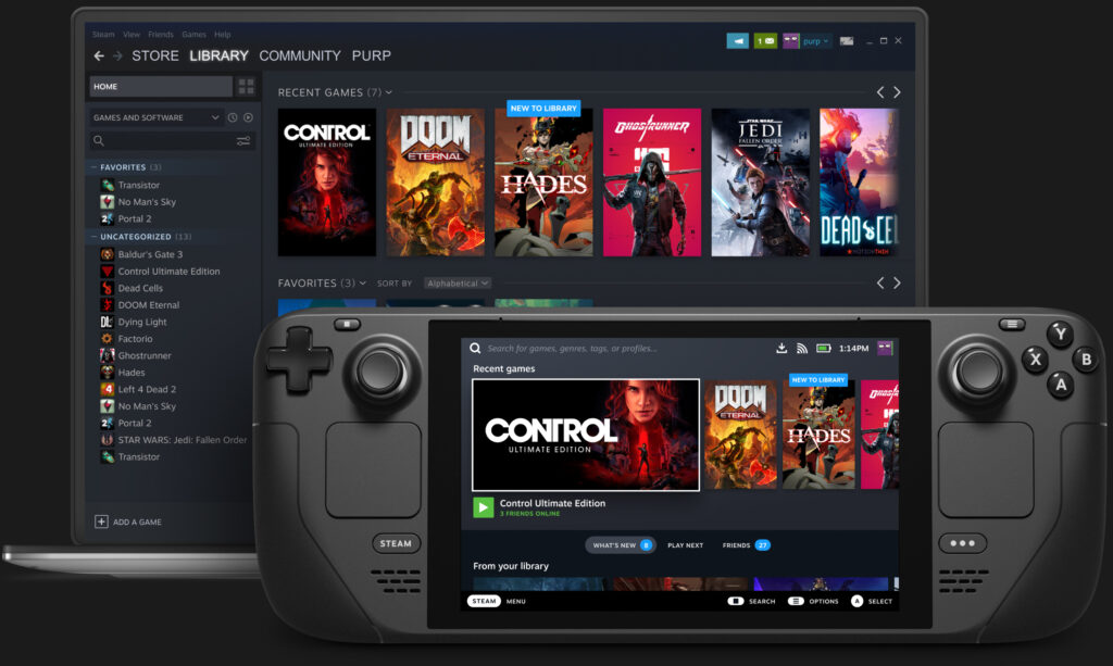 เล่นเกม PC บน Steam ผ่าน Steam Deck จอ 7 นิ้ว พกง่าย ต่อจอใหญ่ได้