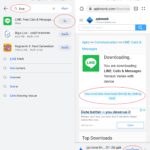 ติดตั้ง LINE apk Huawei