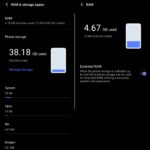 vivo x80 extended ram 4GB