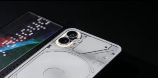 เผยภาพตัวเครื่อง Nothing phone (1) ฝาหลังใส มีแสงไฟบนเลนส์กล้อง