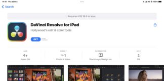 แอปตัดต่อวีดีโอ DaVinci Resolve for iPad เปิดให้ดาวน์โหลดผ่าน App Store แล้ว DaVinci Resolve for iPad